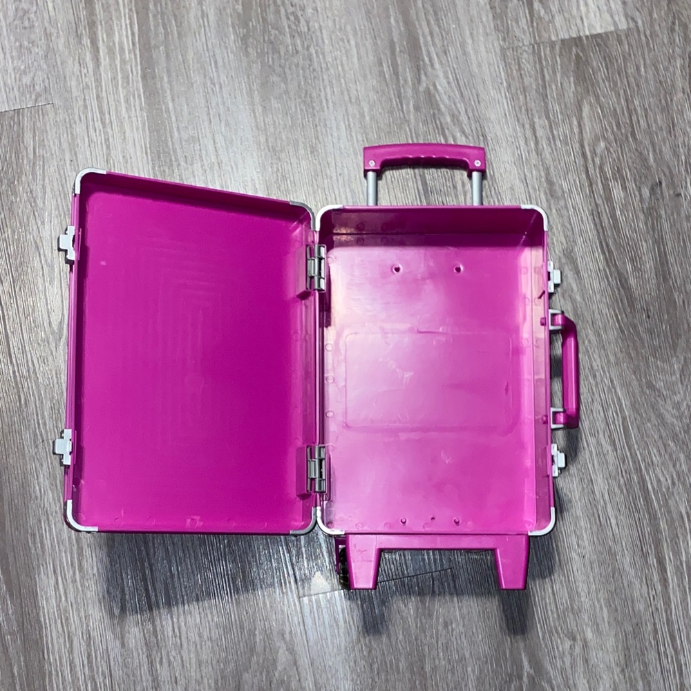 Lisa Frank vintage Colorful Peace Sign Suitcase - Picture 2 of 10